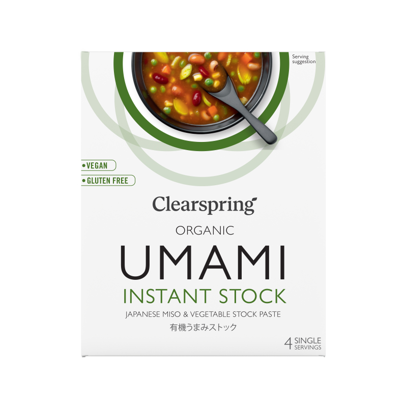 Umami Instant Suppenstock (Paste), BIO, Clearspring, 4x28g